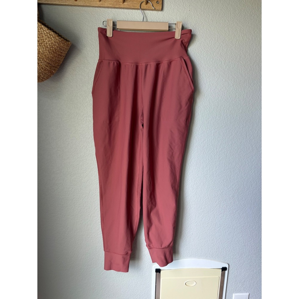 Old Navy Active Powersoft Joggers Pink High Waisted Tapered Pants
